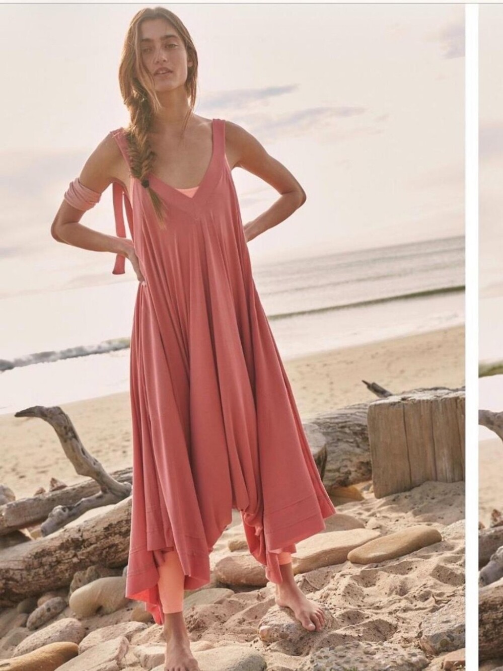 Free People FP Movement Seven Stars Wide Leg Onesie Size Medium